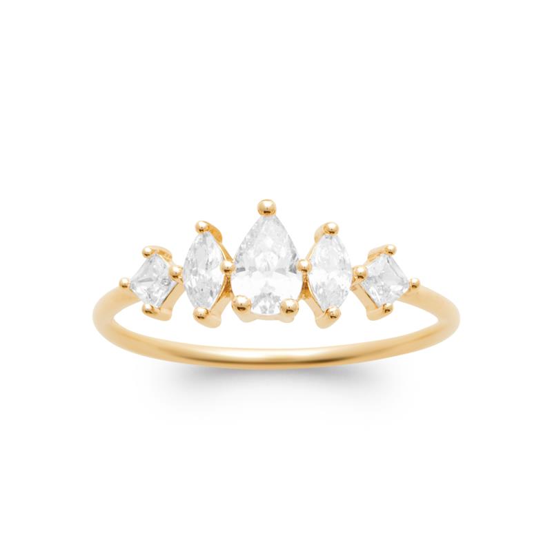 Coque de Nacre Bague plaqué or 2969610