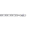 Coque de Nacre Chaîne maille figaro argent 731120