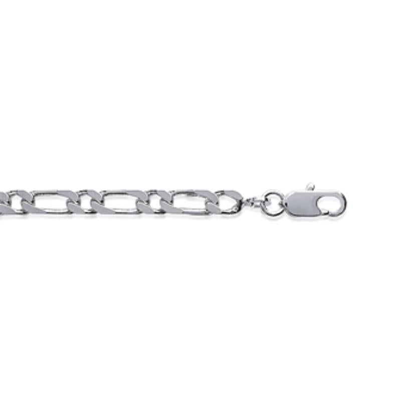 Coque de Nacre Chaîne maille figaro argent 731120