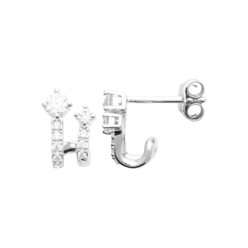 Coque de Nacre Puces d'oreilles argent 13059510
