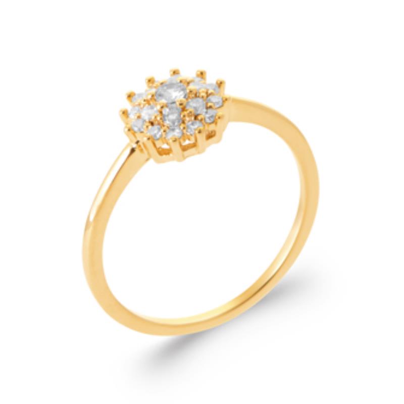 Coque de Nacre Bague plaqué or 2993510