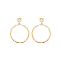 Coque de Nacre Boucles d'oreilles pendantes plaqué or 23035800