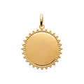 Coque de Nacre Médaille plaqué or 2768800