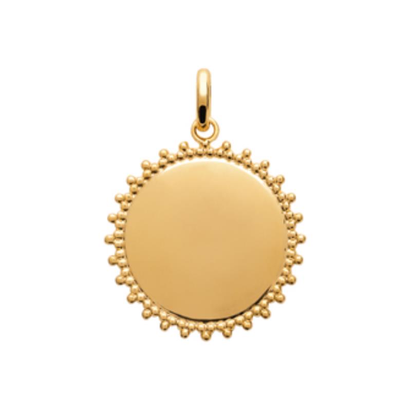 Coque de Nacre Médaille plaqué or 2768800