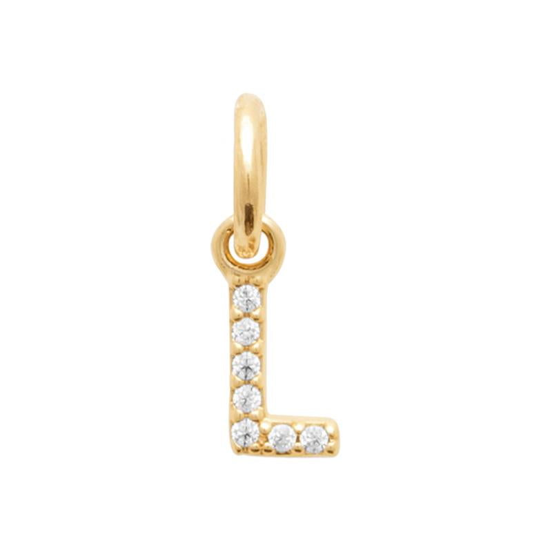 Coque de Nacre Pendentif initiale plaqué or 2776712