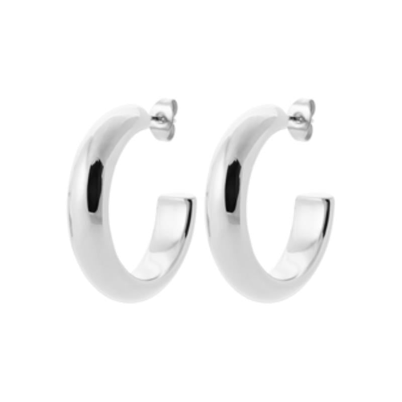 Coque de Nacre Créoles acier 3604200