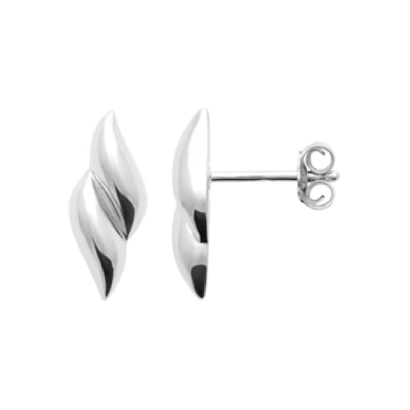 Coque de Nacre Puces d'oreilles argent 73061100