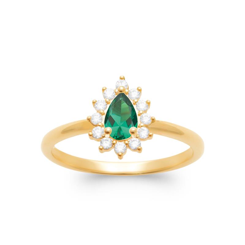 Coque de Nacre Bague plaqué or 2986350