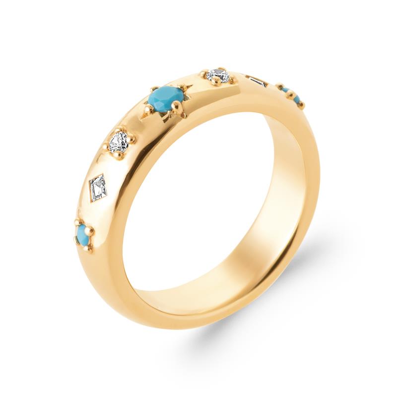 Coque de Nacre Bague plaqué or 20005430