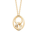 Coque de Nacre Collier plaqué or 974305