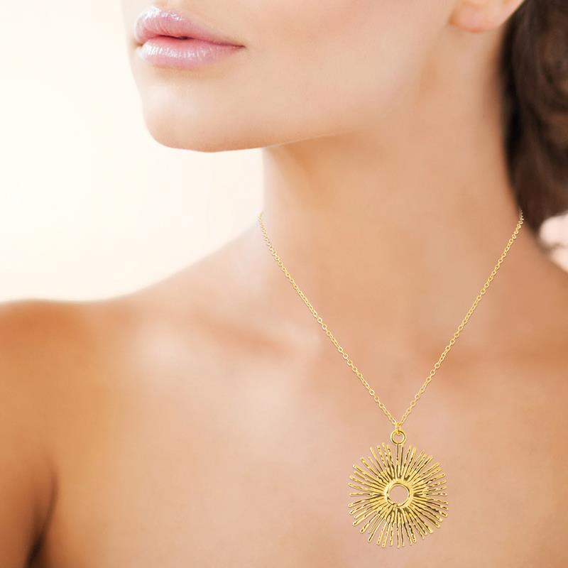 Izee Collier acier doré 312351