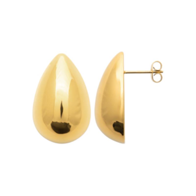 Coque de Nacre Boucles d'oreilles acier doré 3116809