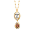Coque de Nacre Collier plaqué or 974378