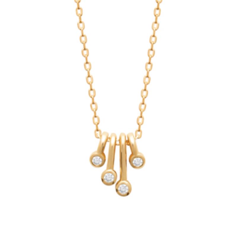 Coque de Nacre Collier plaqué or 974151