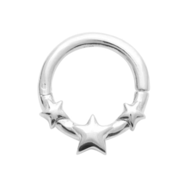 Coque de Nacre Créoles argent 7677000