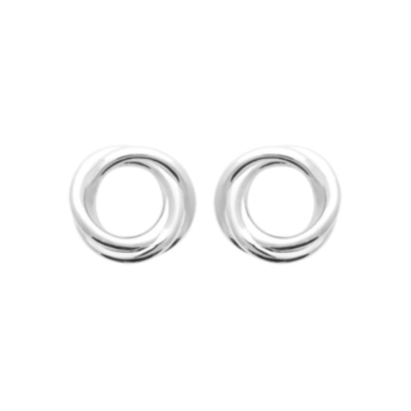 Coque de Nacre Puces d'oreilles argent 73070600