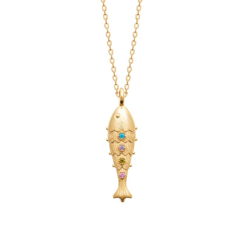 Coque de Nacre Collier plaqué or 974333