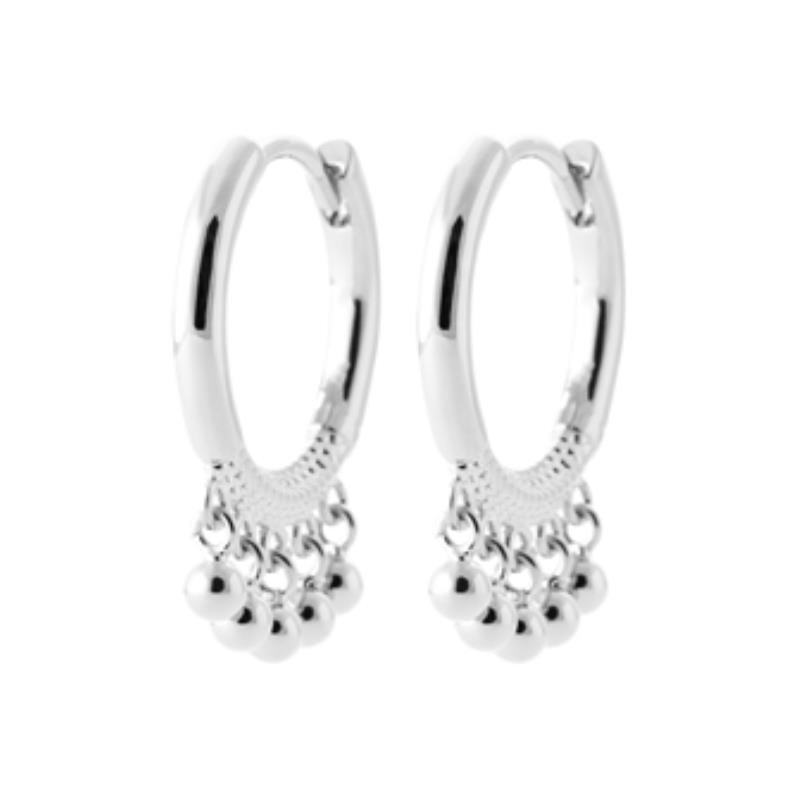 Coque de Nacre Créoles argent 7666900