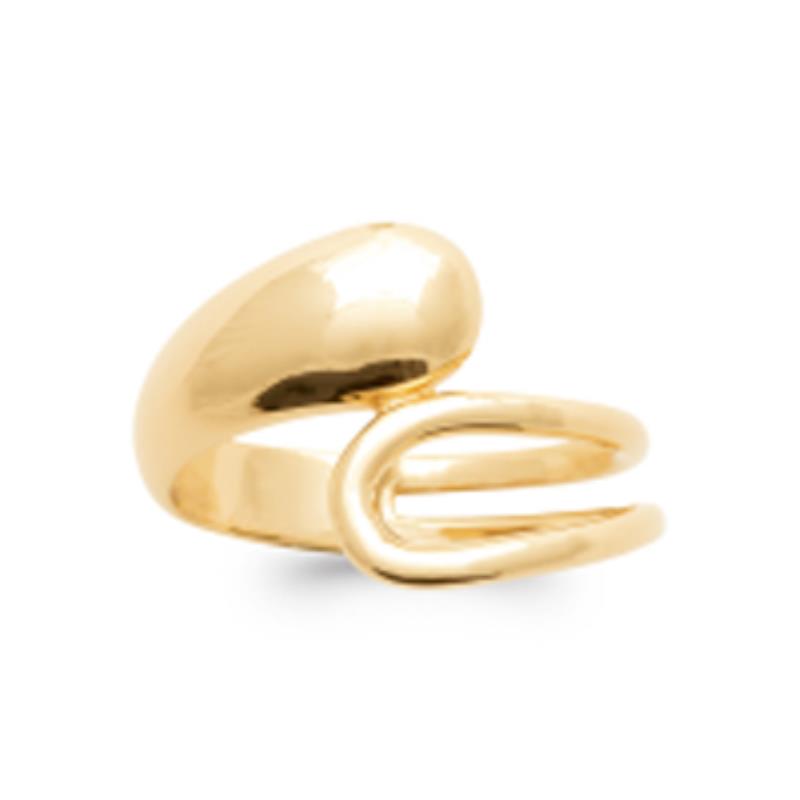 Coque de Nacre Bague plaqué or 2980900