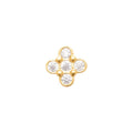Coque de Nacre Boucle d'oreille à l'unité plaqué or 23033110U