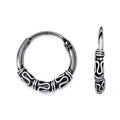 Coque de Nacre Créoles argent 1600214