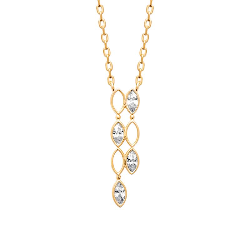 Coque de Nacre Collier plaqué or 974437