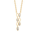 Coque de Nacre Collier plaqué or 974437