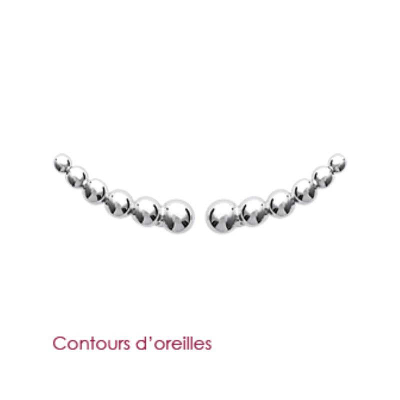 Coque de Nacre Boucles d'oreilles argent 7526200