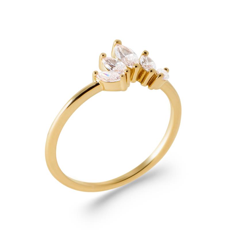 Coque de Nacre Bague plaqué or 2951910