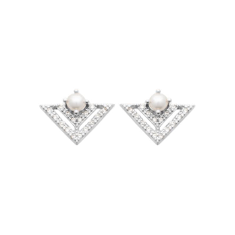 Coque de Nacre Boucles d'oreilles argent 130250014