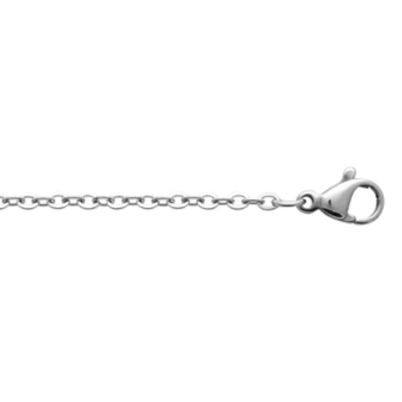 Coque de Nacre Chaîne maille forçat acier 425050