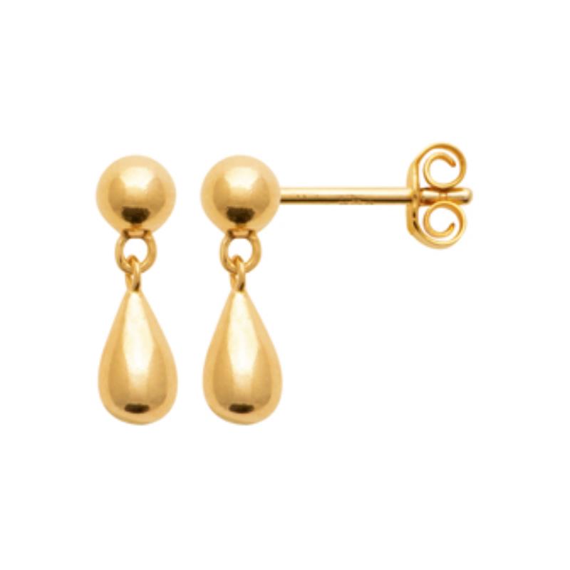 Coque de Nacre Boucles d'oreilles pendantes plaqué or 23069700