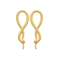 Izee Boucles d'oreilles pendantes acier doré 3133609