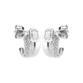 Coque de Nacre Puces d'oreilles argent 13061410