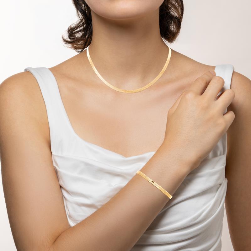 Coque de Nacre Bracelet plaqué or 290230