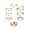 Coque de Nacre Bracelet jonc plaqué or 920103