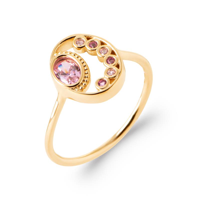 Coque de Nacre Bague plaqué or 20015080