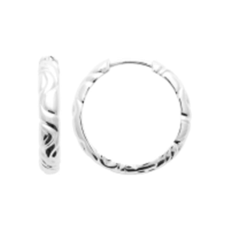 Coque de Nacre Créoles argent 7668000