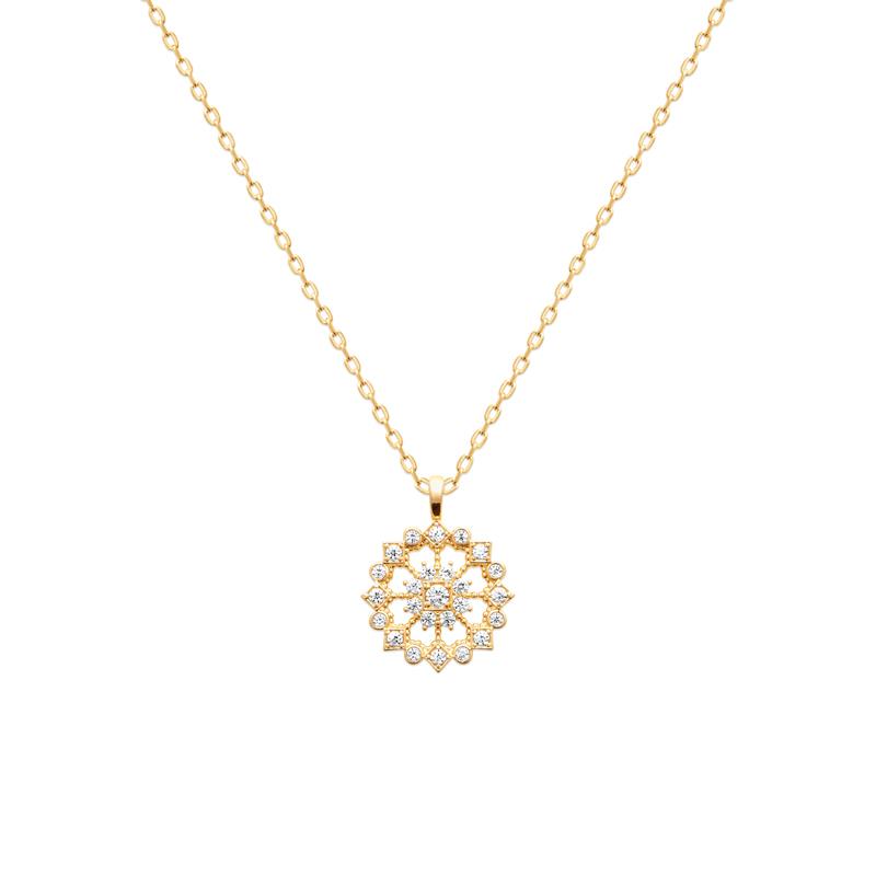 Coque de Nacre Pendentif plaqué or 2793810