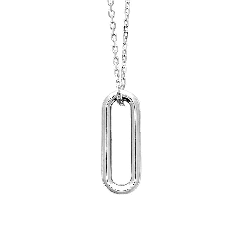 Coque de Nacre Collier argent 722252