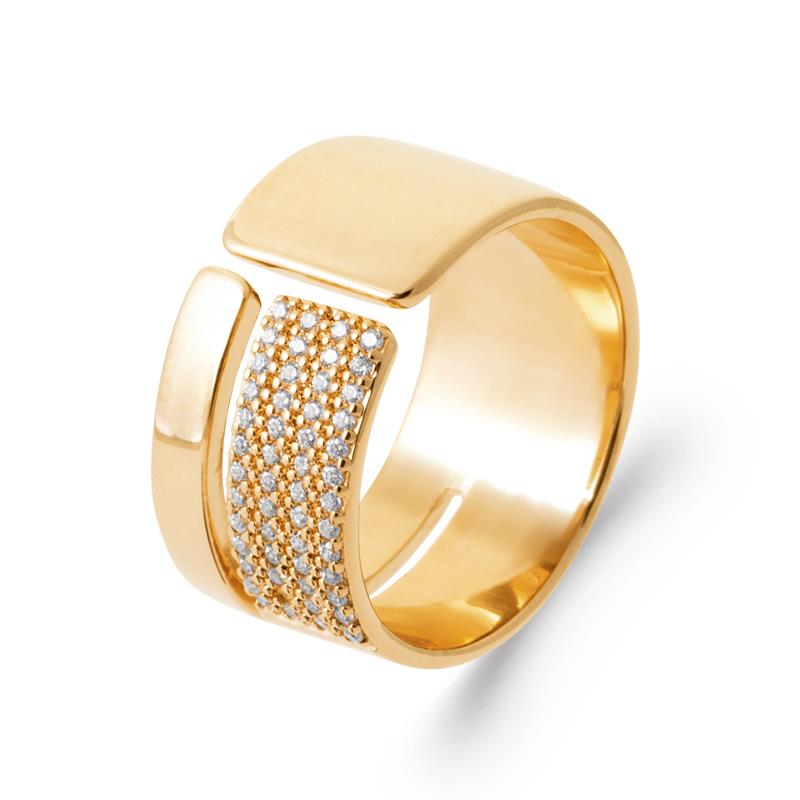Coque de Nacre Bague plaqué or 2968610