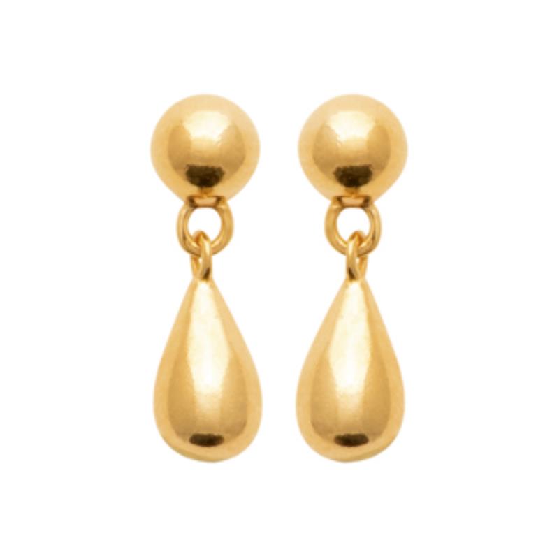 Coque de Nacre Boucles d'oreilles pendantes plaqué or 23069700