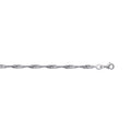 Coque de Nacre Chaîne maille singapour argent 786007
