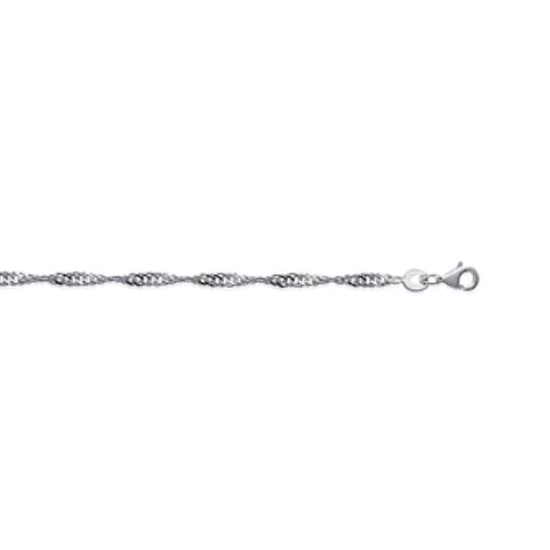 Coque de Nacre Chaîne maille singapour argent 786007