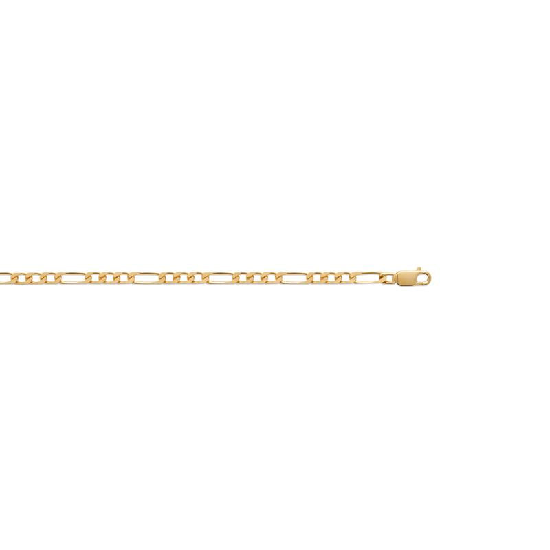 Coque de Nacre Chaîne maille figaro plaqué or 233152