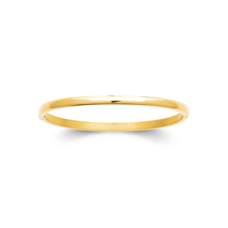 Coque de Nacre Bracelet jonc acier doré 312426