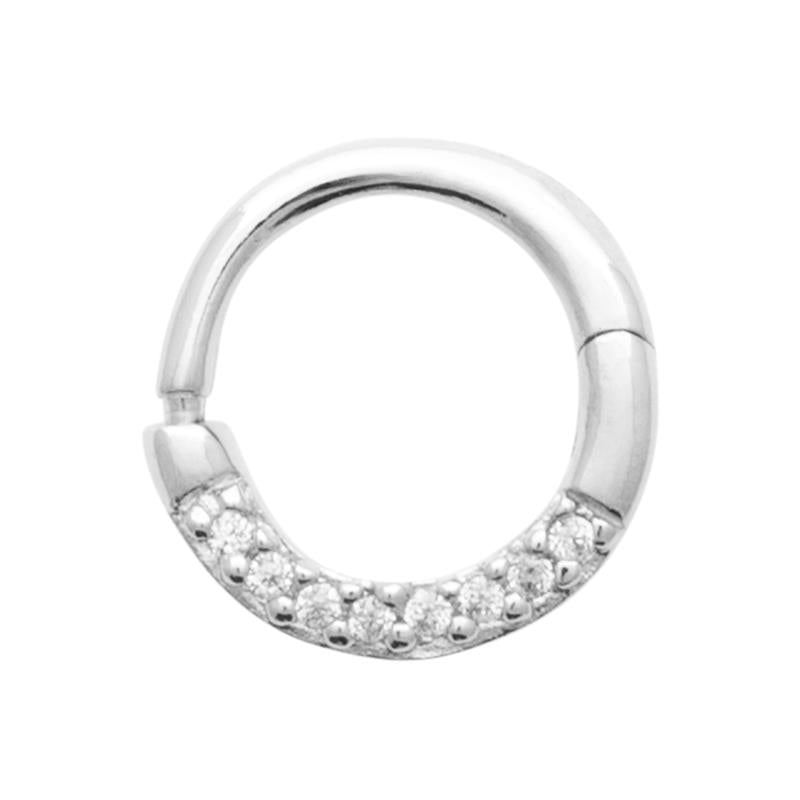 Coque de Nacre Créoles argent 1675210