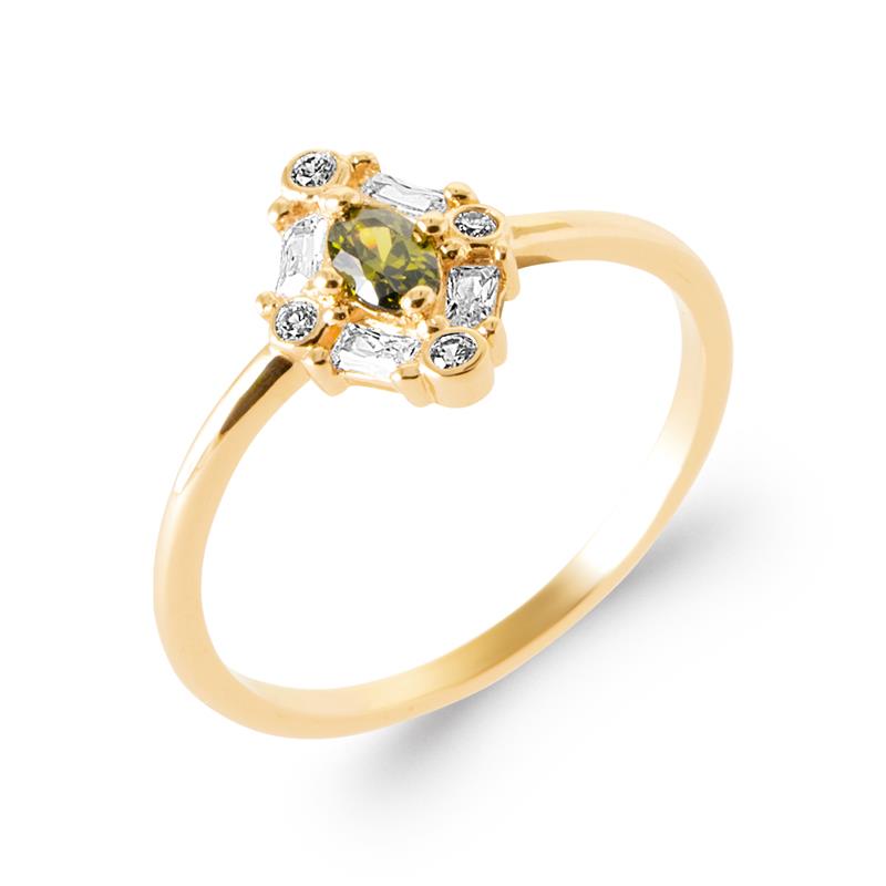 Coque de Nacre Bague plaqué or 20004450