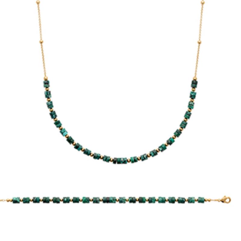 Coque de Nacre Collier plaqué or 973420