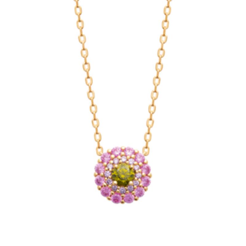 Coque de Nacre Collier plaqué or 974184